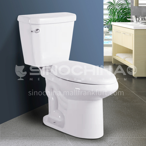 Apartment toilet household toilet small apartment siphon type split toilet 8071